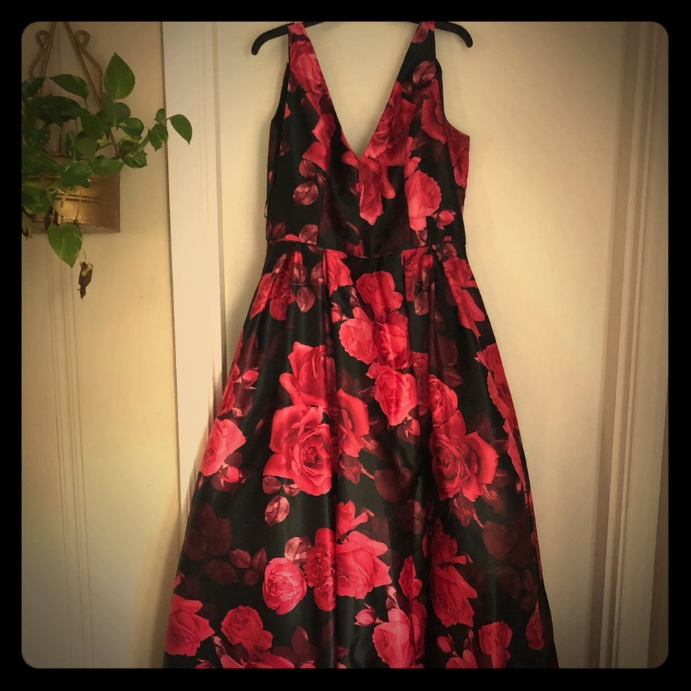 Floral formal dress